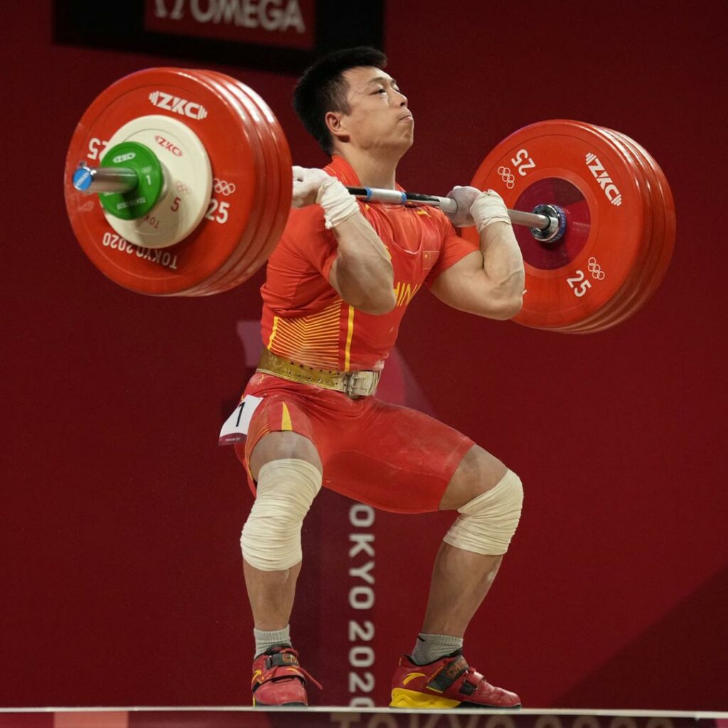 Chen Lijun Olympic weightlifting champion -67kg