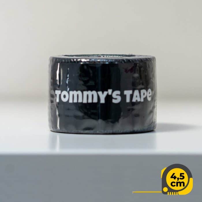 tommys tape 45 schwarz