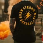BORN STRONG BARBELL CREW<br>Men's Shirt