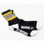 BORN STRONG BARBELL CREW<br>Socks