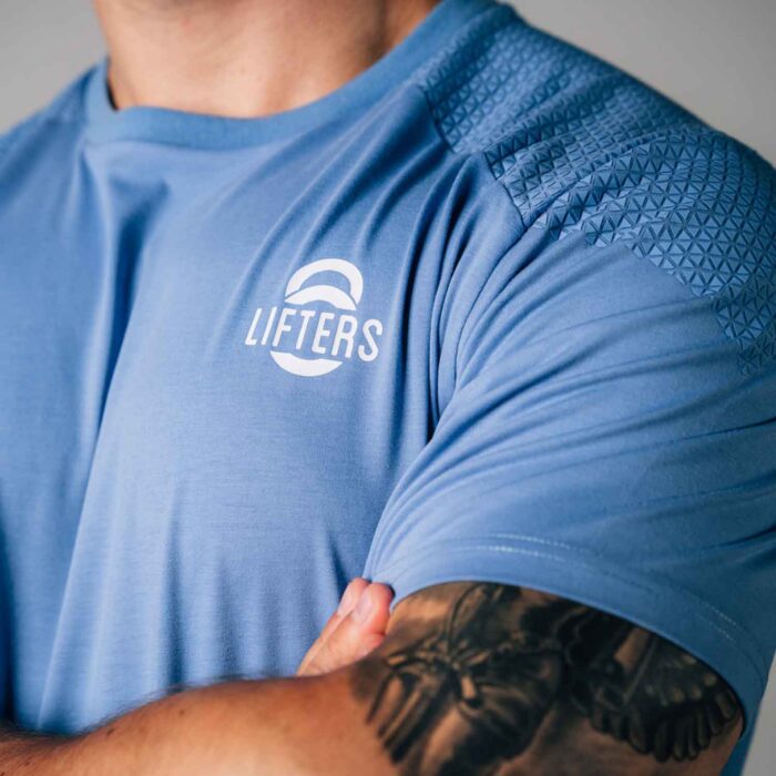 lifters raw grip shirt sky blue 3